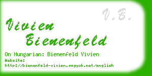 vivien bienenfeld business card